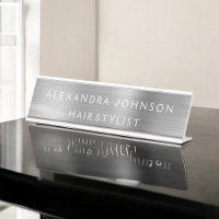 Luxury Silver Foil Moderna Negócios