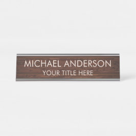 Placa De Mesa Madeira Rústica Personalizada