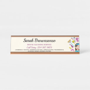 Placa De Mesa Marca de Limpeza de Desenho Animado Pink Ivory Jan