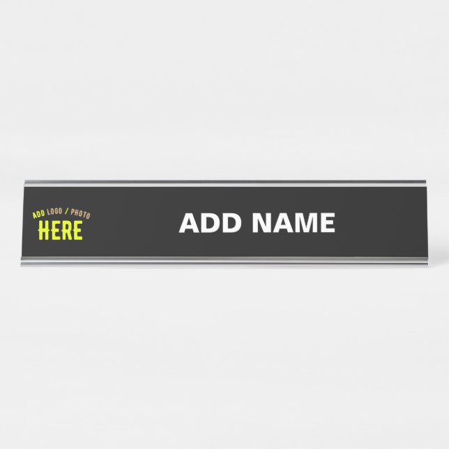 PLACA DE MESA MARCA VERIFICADA BRANCA PERSONALIZÁVEL MODERNA (Frente)