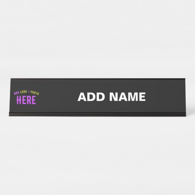 PLACA DE MESA MARCA VERIFICADA BRANCA PERSONALIZÁVEL MODERNA (Frente)