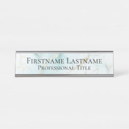 Placa De Mesa Mármore Acrílico Moderno Elegante Personalizado