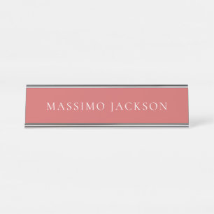 Placa De Mesa Minimalista Indiano Vermelho Olhar Estético Modern