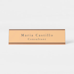 Placa De Mesa Moderno Minimalista Simples Elegante