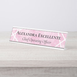 Placa De Mesa Mulheres Personalizadas Geométricas Modernas com A