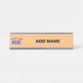 PLACA DE MESA NA MODA MODERNO PERSONALIDADE PEACH ORANGE VERIFIC