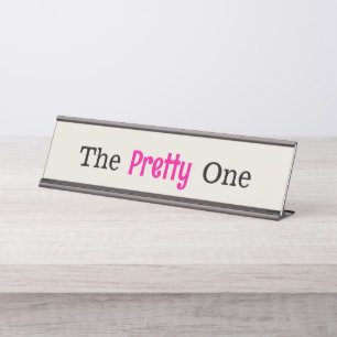 Placa De Mesa O Bonito personalizável