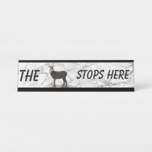 PLACA DE MESA O FANFARRÃO PARA AQUI
