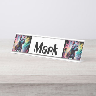 Placa De Mesa O Sentinel Luminoso: Um Staffordshire Holográfico