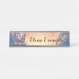 Placa De Mesa Onde Duas Almas Escolhem para Sempre
