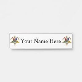 Placa De Mesa Ordem da Estrela Oriental