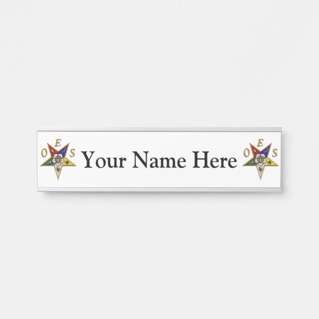 Placa De Mesa Ordem da Estrela Oriental (Frente)