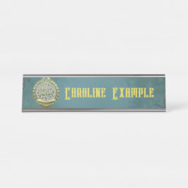 Placa De Mesa Ouro Paths Acredite em si mesmo.