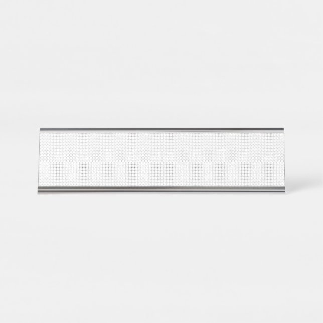 Placa De Mesa Padrão contínuo de bolinhas pretas | Pontinhos min (Frente)