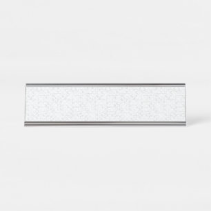 Placa De Mesa Padrão Elegante Minimalista Escolar