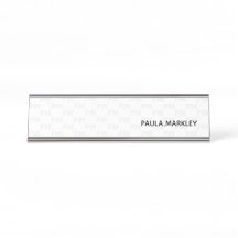 Padrão Simples de Monograma de Cinzas Brancas