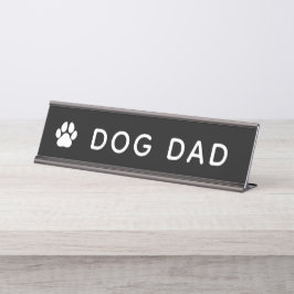 Placa De Mesa Pai de cães