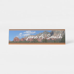 Placa De Mesa Panorama das Rochas Vermelhas em Sedona Arizona