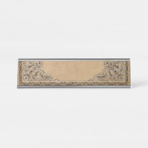 Placa De Mesa Papel velho de Falln Knotwork