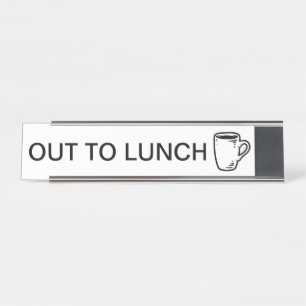 Placa De Mesa Para fora ao almoço