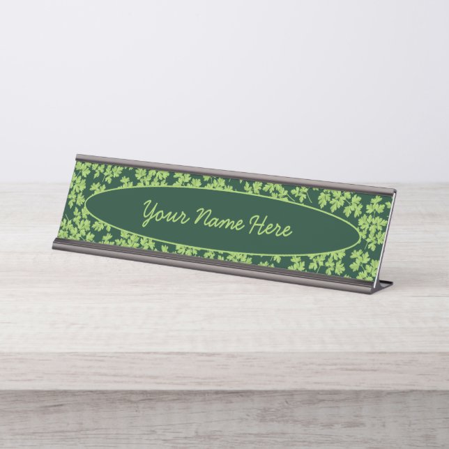 Placa De Mesa Parsley Pattern (Frente)