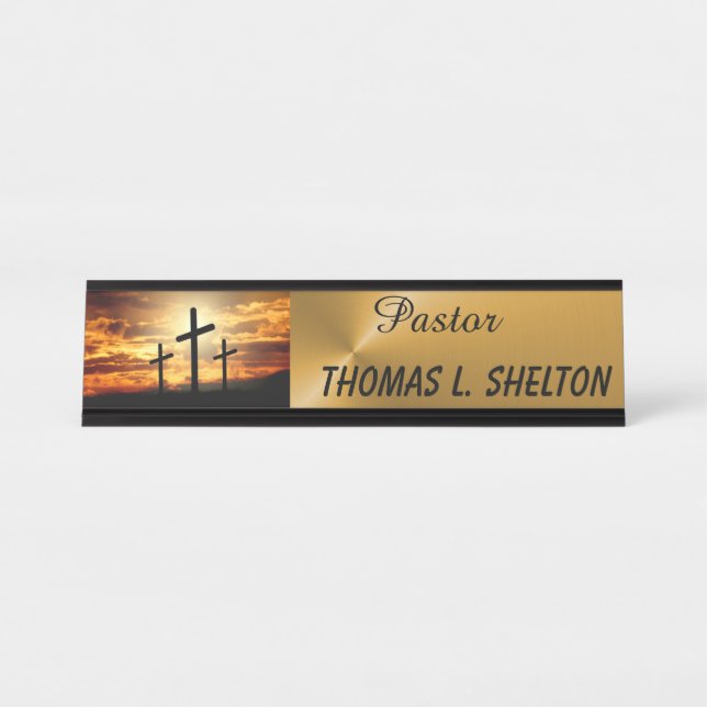 PLACA DE MESA PASTOR (Frente)