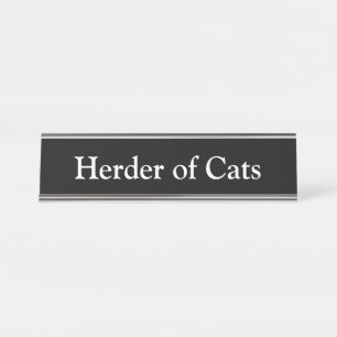 Placa De Mesa Pastor dos gatos,