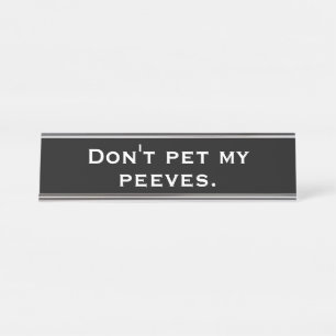 Placa De Mesa Peeves