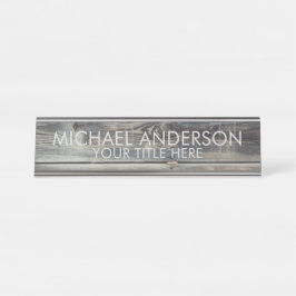 Placa De Mesa Personalizado em madeira rústica
