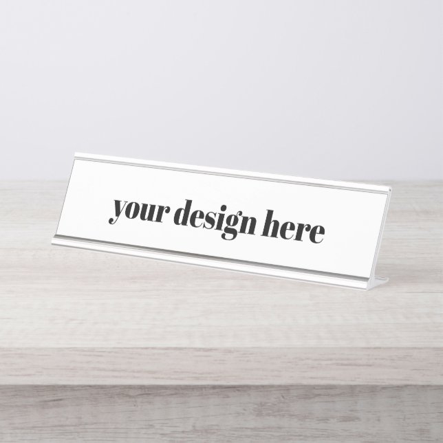 Placa De Mesa Personalizar (Frente)