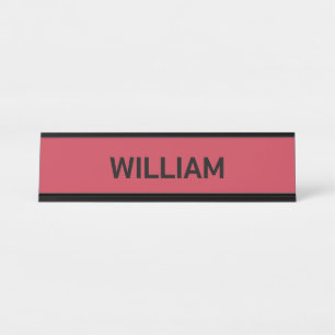 Placa De Mesa personalize seu nome