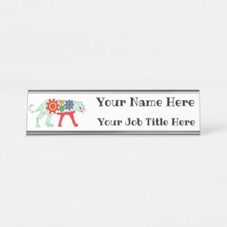 Placa De Mesa Placa de nome CSTEM