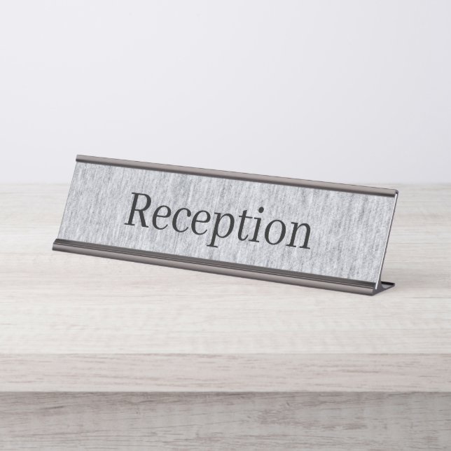 Placa De Mesa Placa de Nome do Receptor (Frente)