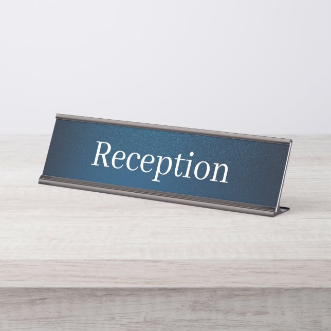 Placa De Mesa Placa de Nome do Receptor (Frente)