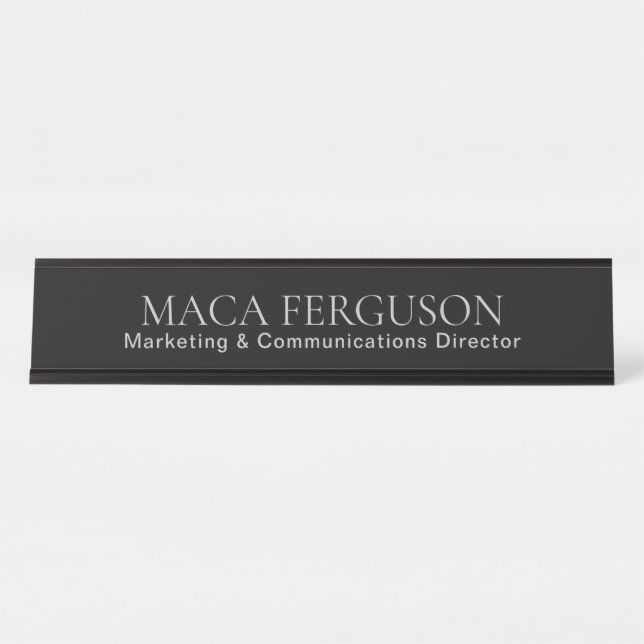 Placa De Mesa Placa de Nome VOAWW (Frente)