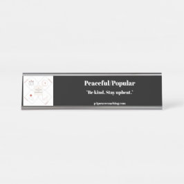 Placa de Mesa Prata Pacífica/Popular