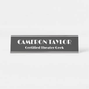 Placa De Mesa Presente Personalizado de Comédia Retro para Amant