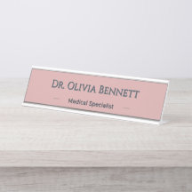 Presente Personalizado de Nome em Carvão Rosa Empo