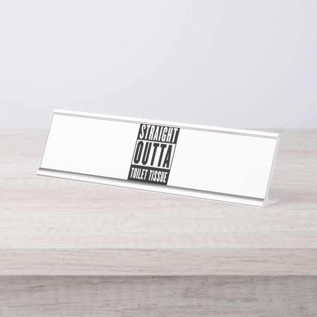 Placa De Mesa Presentes de Prepper Engraçados com Tecido de Saíd (Frente)