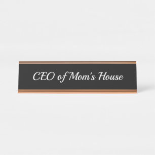 Placa De Mesa Presidente da Comissão de Mães