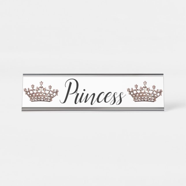 Placa De Mesa "Princesa" (Frente)