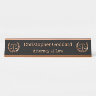 Placa De Mesa Procurador-Geral da Justiça Rosa Dourado
