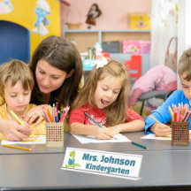 Professor de Dinossauro Verde