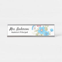 Professores Personalizados Florais Principals Mulh