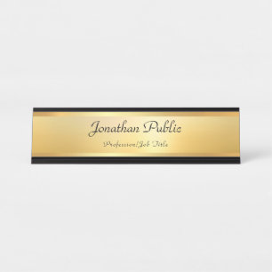 Placa De Mesa Profissional de Modelo elegante moderno e Dourado