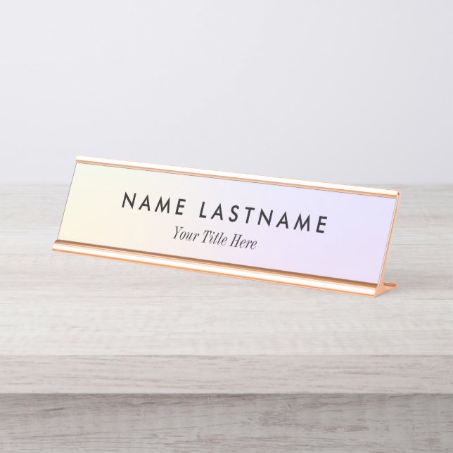 Placa De Mesa Promoção Comercial Moderna Personalizada (Frente)