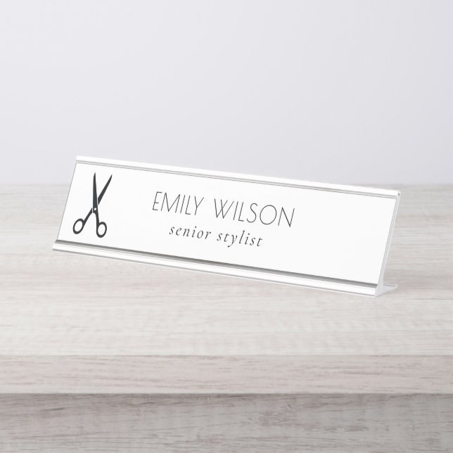 Placa De Mesa Promoção de Negócios de Salão (Frente)