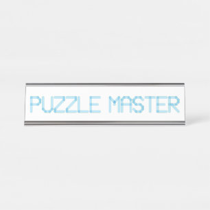 PLACA DE MESA QUEBRA-CABEÇA MASTER