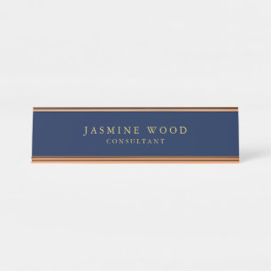 Placa De Mesa Rosa profissional Dourado azul Dourado
