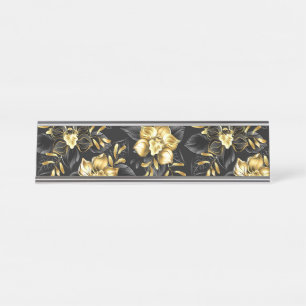 Placa De Mesa Sem costura com orquídeas de joalharia